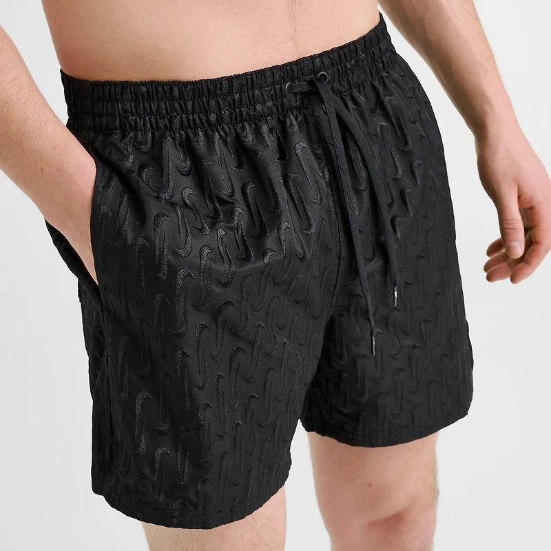Men's Nike Swim Breaker Swoosh Link Lined Volley Shorts