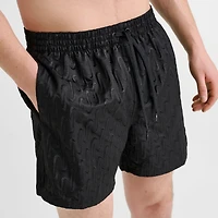 Men's Nike Swim Breaker Swoosh Link Lined Volley Shorts