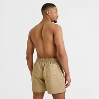 Men's Nike Swim Breaker Swoosh Link Lined Volley Shorts