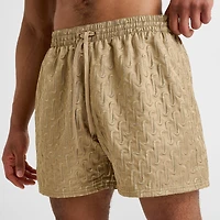 Men's Nike Swim Breaker Swoosh Link Lined Volley Shorts