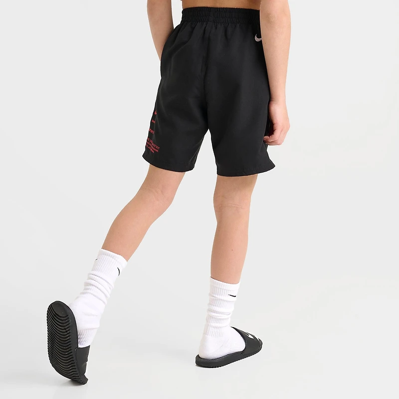 Big Kids' Nike Stacked Logo Swim Shorts