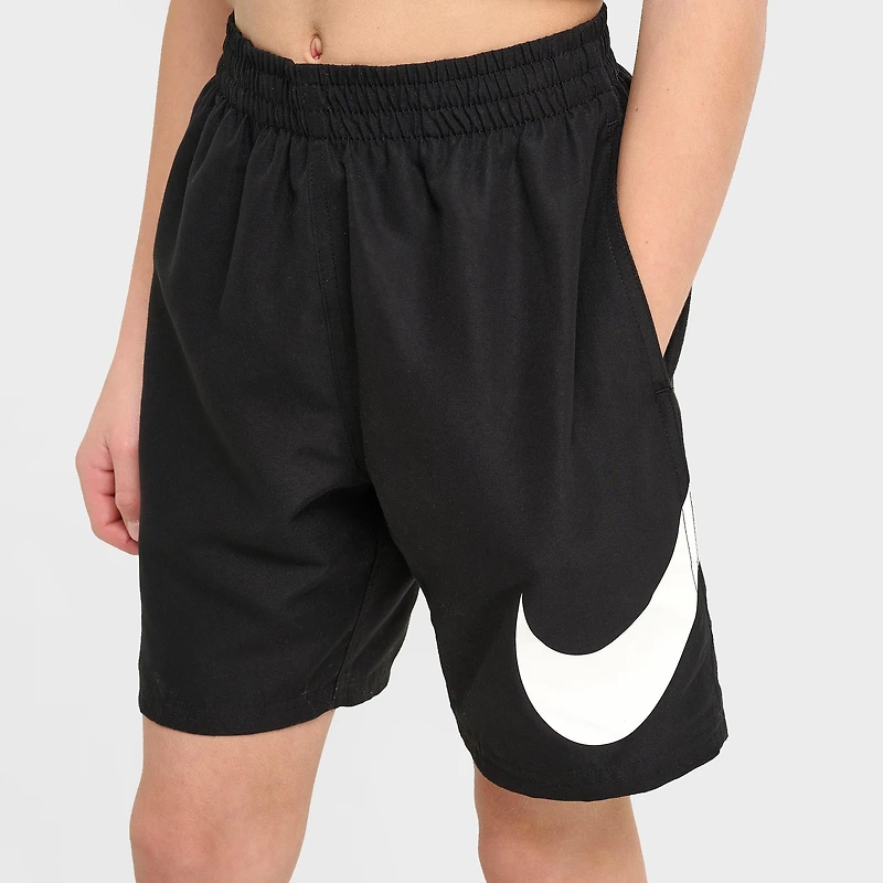 Big Kids' Nike Stacked Logo Swim Shorts