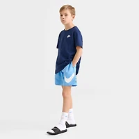 Big Kids' Nike Stacked Logo Swim Shorts