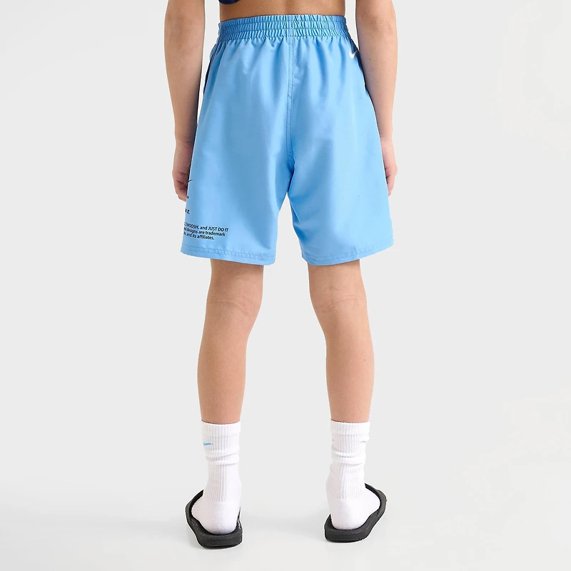 Big Kids' Nike Stacked Logo Swim Shorts