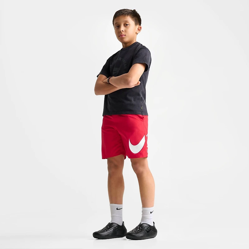 Big Kids' Nike Stacked Logo Swim Shorts