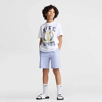 Big Kids' Nike Seersucker Ripple Brief-Lined 7" Volley Swim Shorts