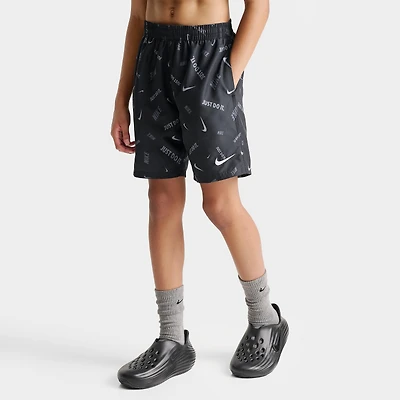 Big Kids' Nike Breaker Logo Confetti Swim Shorts