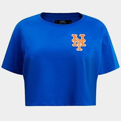 Women's Pro Standard New York Yankees MLB Classic Single Jersey Boxy T-Shirt