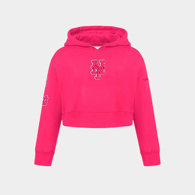 Girls' Big Kids' Pro Standard New York Mets MLB Fleece Pullover Hoodie