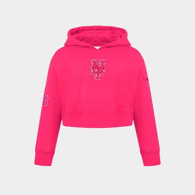 Girls' Big Kids' Pro Standard New York Mets MLB Fleece Pullover Hoodie