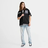Men's Pro Standard New York Yankees MLB DIY Pick Stitch Short Sleeve Jacket