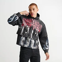 Men's Smoke Rise Unbreakable Layered Hoodie