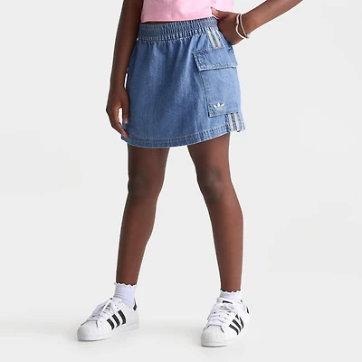 Girls' Big Kids' adidas Originals Denim Cargo Skirt