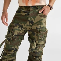 Men's Smoke Rise Stacked Utility Cargo Denim Jeans