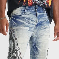 Men's Smoke Rise Luminous Long Straight Denim Jeans
