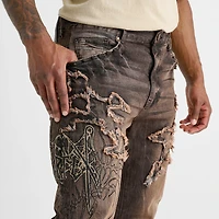 Men's Smoke Rise Ascended Deconstructed Straight Denim Jeans