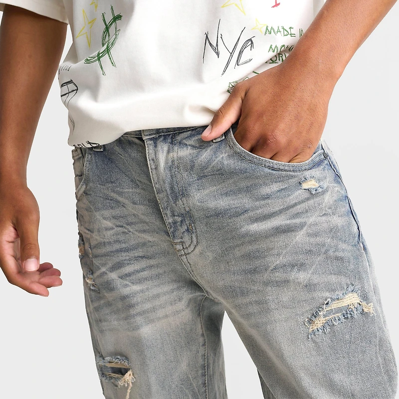 Men's Smoke Rise Distressed Slim Denim Jeans