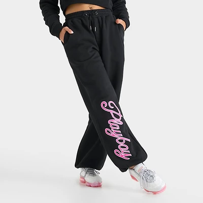 Women's Playboy Script Jogger Pants