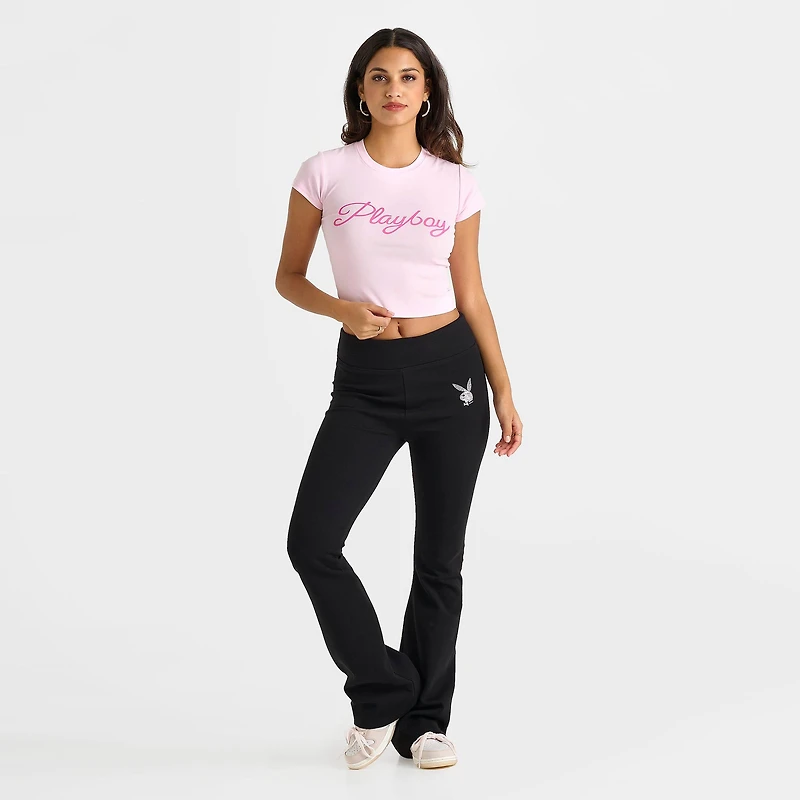 Women's Playboy Script Baby T-Shirt