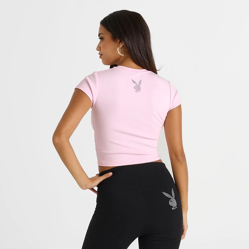 Women's Playboy Script Baby T-Shirt
