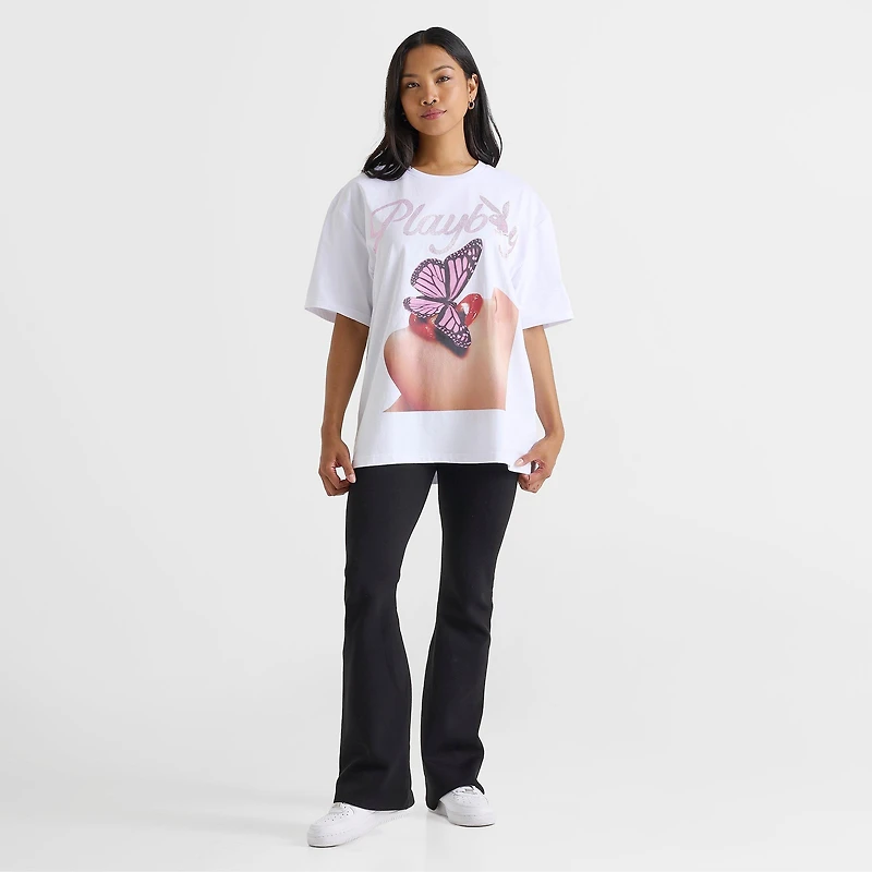 Women's Playboy Butterfly Photo T-Shirt