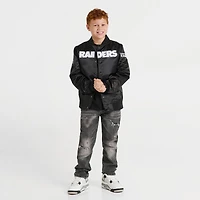 Big Kids' Pro Standard Las Vegas Raiders NFL Classic Satin Jacket