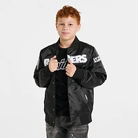 Big Kids' Pro Standard Las Vegas Raiders NFL Classic Satin Jacket