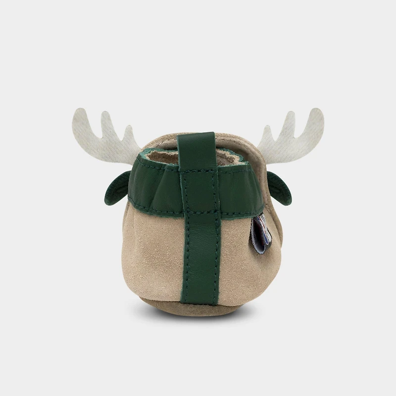 Infant Robeez Milwaukee Bucks NBA Fear The Deer Soft Sole Casual Shoes