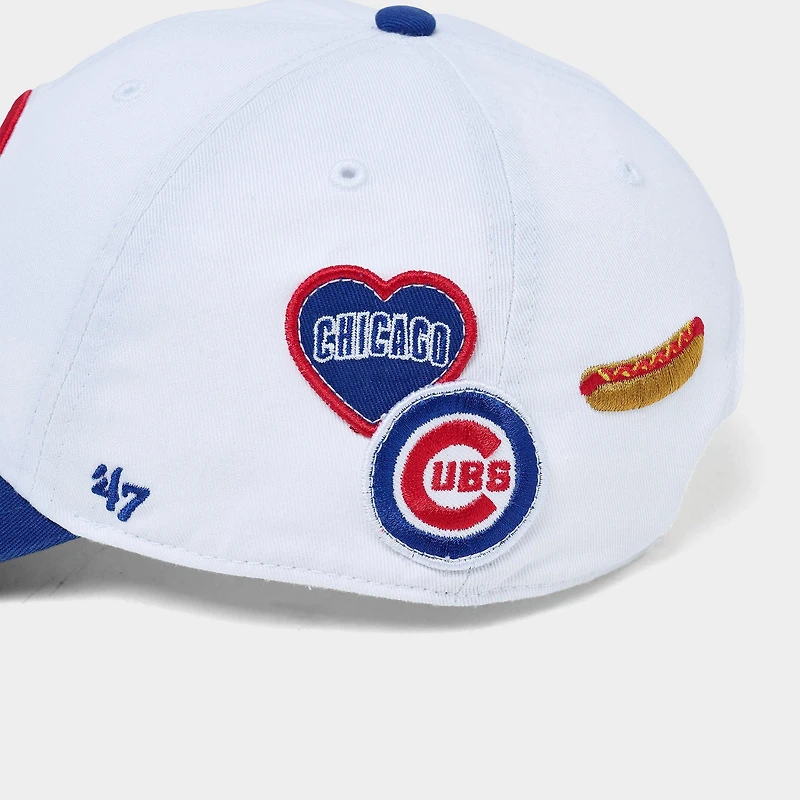 '47 Chicago Cubs MLB Badges Clean Up Strapback Hat
