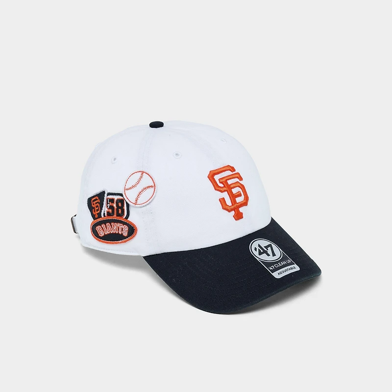 '47 San Francisco Giants MLB Badges Clean Up Strapback Hat