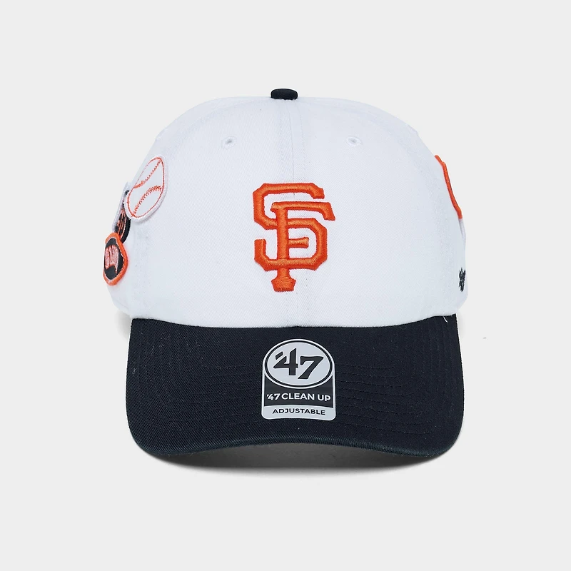 '47 San Francisco Giants MLB Badges Clean Up Strapback Hat