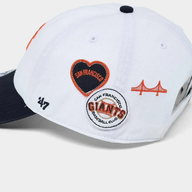 '47 San Francisco Giants MLB Badges Clean Up Strapback Hat