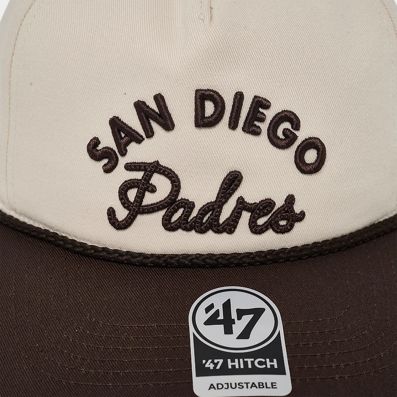 '47 San Diego Padres Rope Script Hitch Snapback Hat