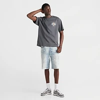 Men's Smoke Rise Washed Rhinestone Denim Shorts
