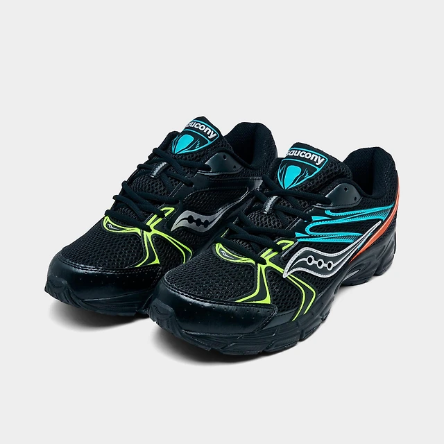 Saucony Blue Athletic Sneakers with Black and Green Accents MENS SAUCONY PROPEL VISTA LA RUNNING SHOES GYM TRAINERS UK 7  main image 2
