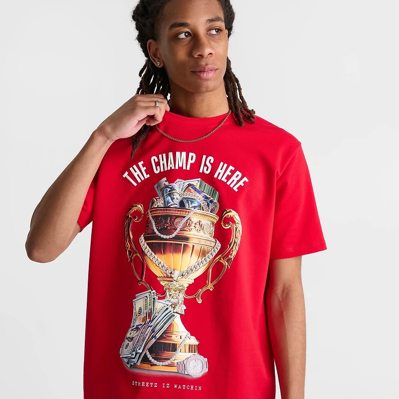 Men's Streetz Iz Watchin Champ Is Here T-Shirt