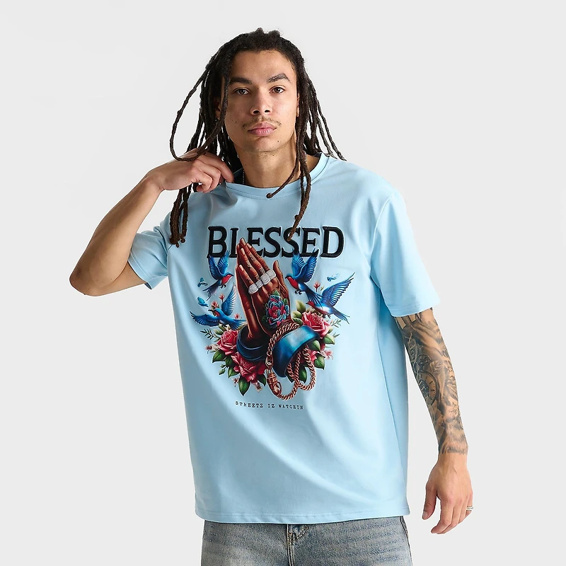Men's Streetz Iz Watchin Blessed T-Shirt