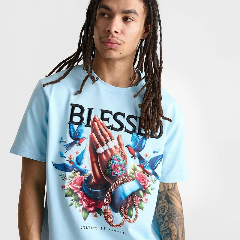 Men's Streetz Iz Watchin Blessed T-Shirt