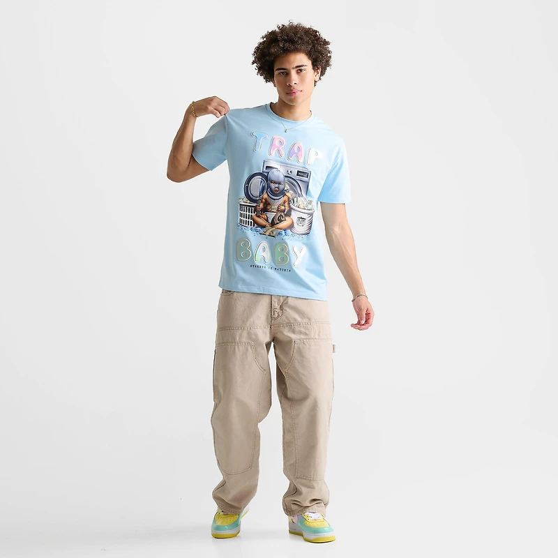 Men's Streetz Iz Watchin Trap Baby Graphic T-Shirt