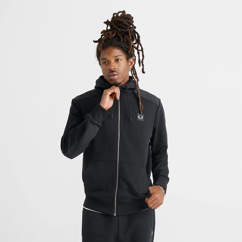Men's Fred Perry Full-Zip Hooded Sweatshirt