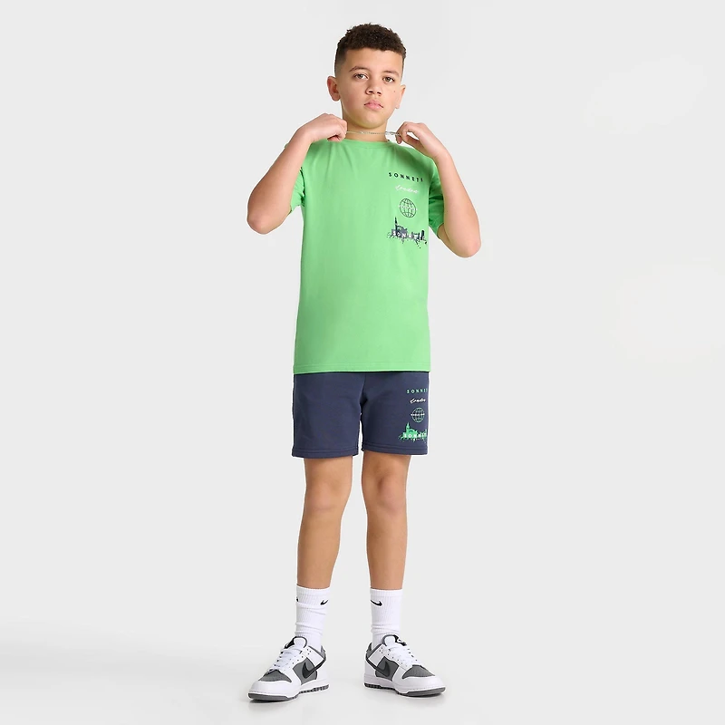 Big Kids' Sonneti Stack Logo Shorts