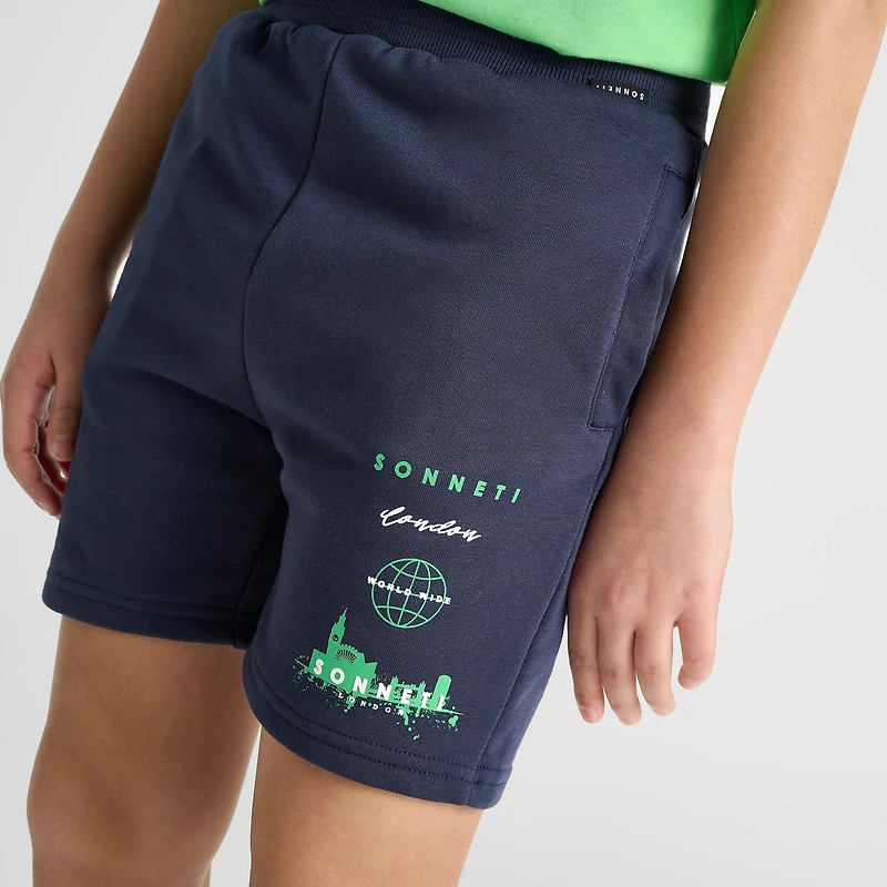 Big Kids' Sonneti Stack Logo Shorts