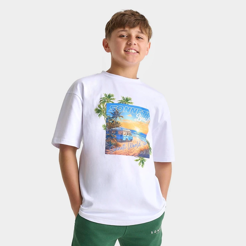 Big Kids' Sonneti London Palms Sunrise Photo T-Shirt