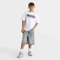 Big Kids' Supply & Demand Timber Cross Denim Shorts