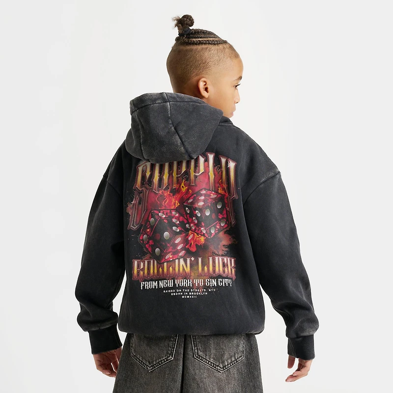 Boys' Supply & Demand Fire Dice Pullover Hoodie