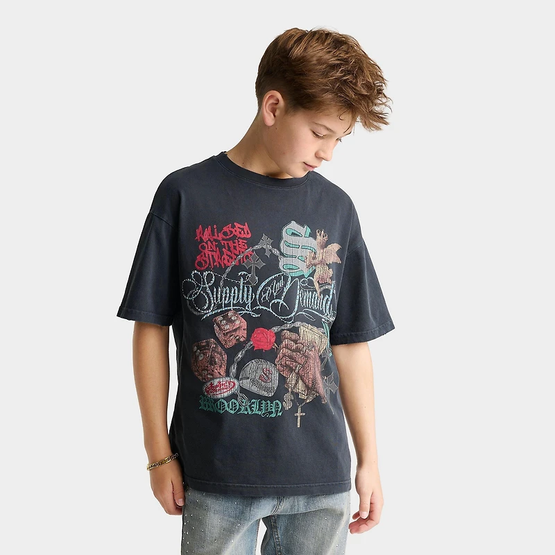 Big Kids' Supply & Demand Motley T-Shirt