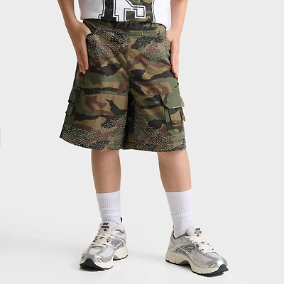 Big Kids' Supply & Demand Gritter Camo Cargo Shorts