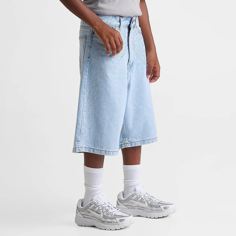 Big Kids' Supply & Demand Rhinestone Shorts