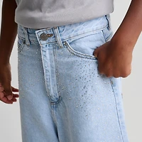Big Kids' Supply & Demand Rhinestone Shorts