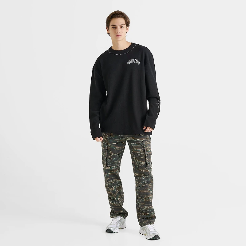 Men's Supply & Demand Inked Waffle Long-Sleeve Shirt